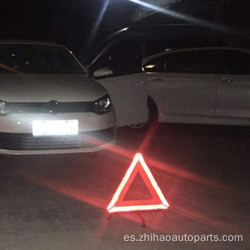 Triángulo de advertencia de seguridad vial